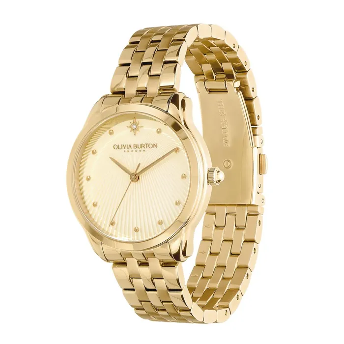 Olivia Burton Celestial Watches Women 36mm Starlight Gold Bracelet Watch