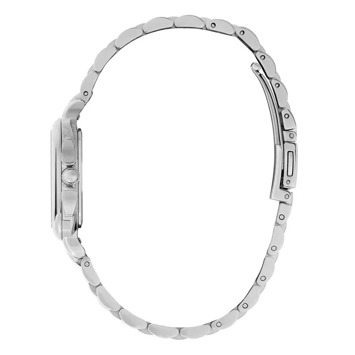Olivia Burton Classic Watches Women 28mm Grosvenor Blue and Silver Bracelet Watch