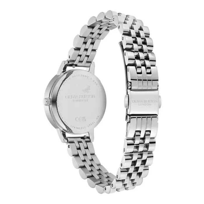 Olivia Burton Classic Watches Women 30mm White and Silver Bracelet Watch