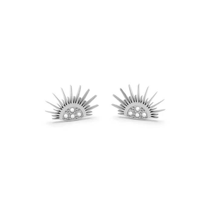 Olivia Burton Earrings Women Celestial Sun Silver Tone Stud Earrings
