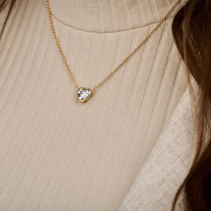 Olivia Burton Necklaces Women Gold Heart Necklace