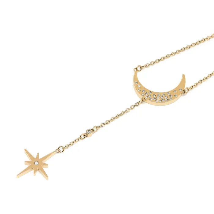 Olivia Burton Necklaces Women North Star and Moon Gold Necklace