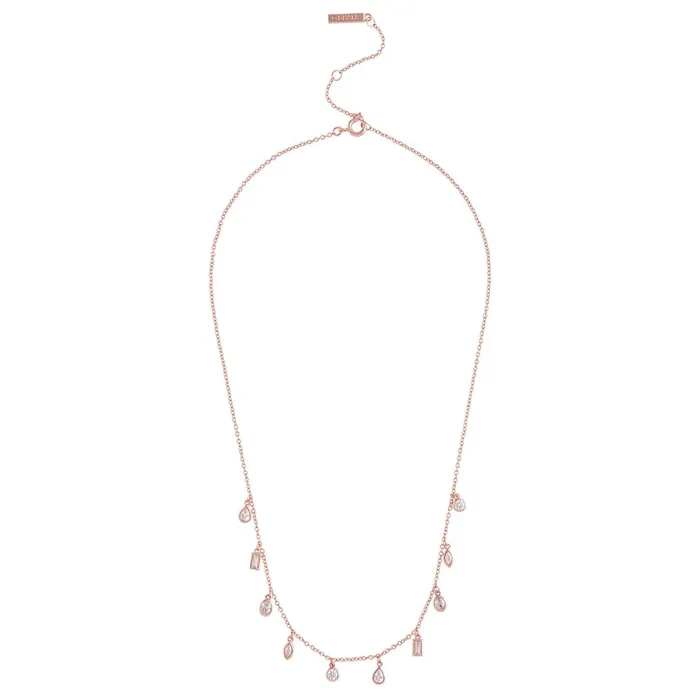 Olivia Burton Necklaces Women Rose Gold Crystal Charm Necklace