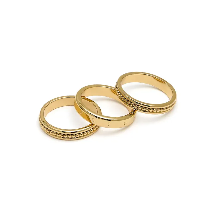 Olivia Burton Rings Women Ever Stacked Gold Plated Rings M