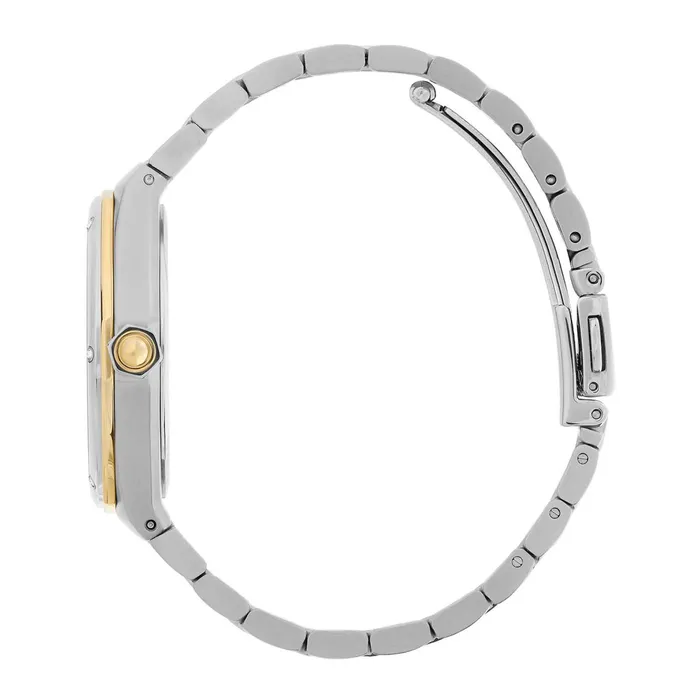 Olivia Burton Sports Luxe Watches Women 33mm Hexa White Gold and Silver Bracelet Watch