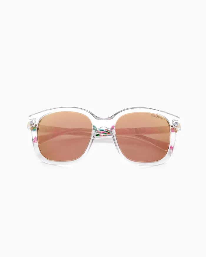 One Size Fits All Gifts Home and GiftsWomen Lilly Pulitzer Aura Sunglasses Crystal Clear Coming In Hot