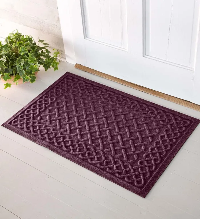 Outdoor Living Waterhog Cable Weave Doormat Plow and Hearth Doormats and Boot Trays