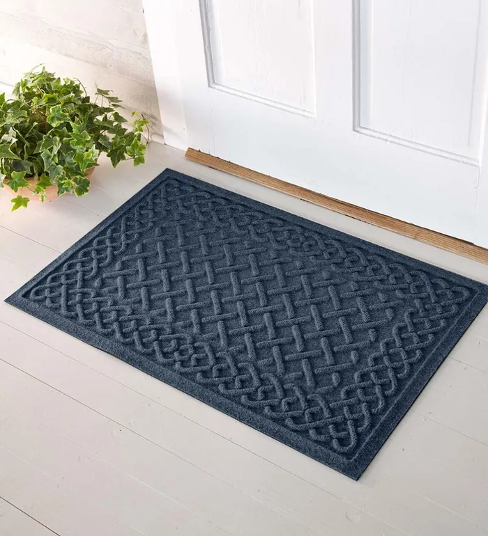Outdoor Living Waterhog Cable Weave Doormat Plow and Hearth Doormats and Boot Trays
