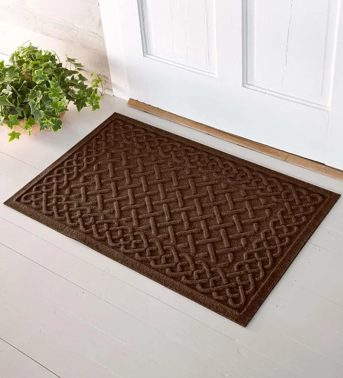 Outdoor Living Waterhog Cable Weave Doormat Plow and Hearth Doormats and Boot Trays