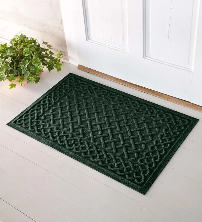 Outdoor Living Waterhog Cable Weave Doormat Plow and Hearth Doormats and Boot Trays