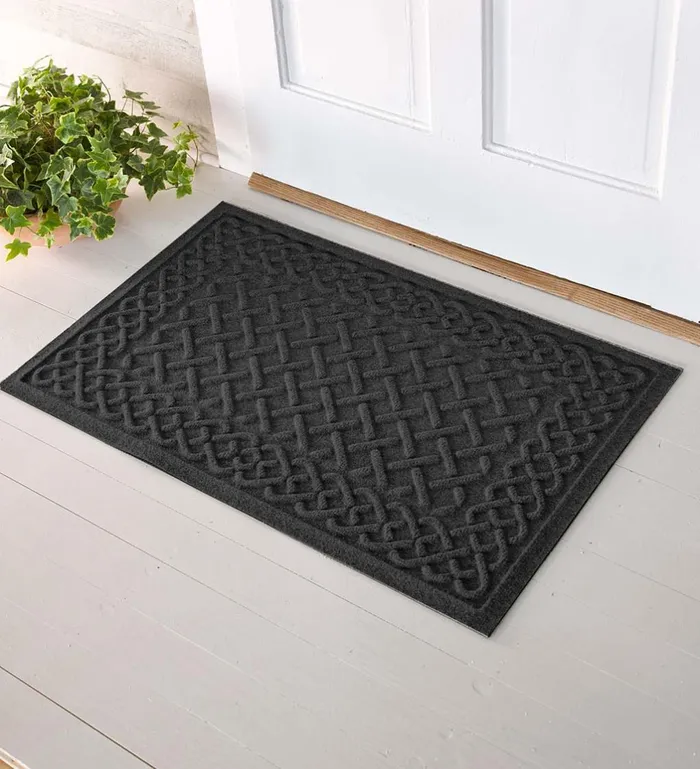 Outdoor Living Waterhog Cable Weave Doormat Plow and Hearth Doormats and Boot Trays