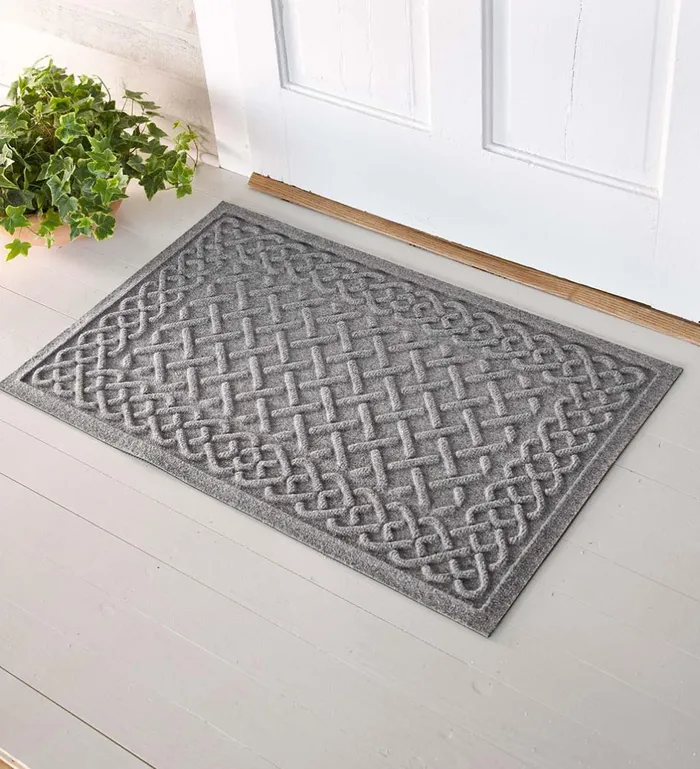 Outdoor Living Waterhog Cable Weave Doormat Plow and Hearth Doormats and Boot Trays
