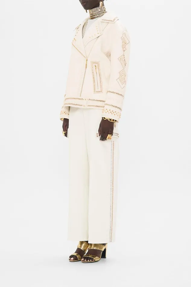 OVERSIZED LEATHER BIKER JACKET VALLEY OF THE QUEENS Valley Of The Queens Womens Camilla Jackets