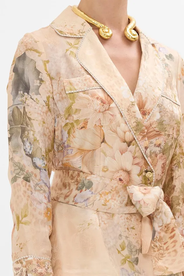 PAJAMA SUIT JACKET ADORNED IN ANTIQUITY Adorned In Antiquity Womens Camilla Jackets