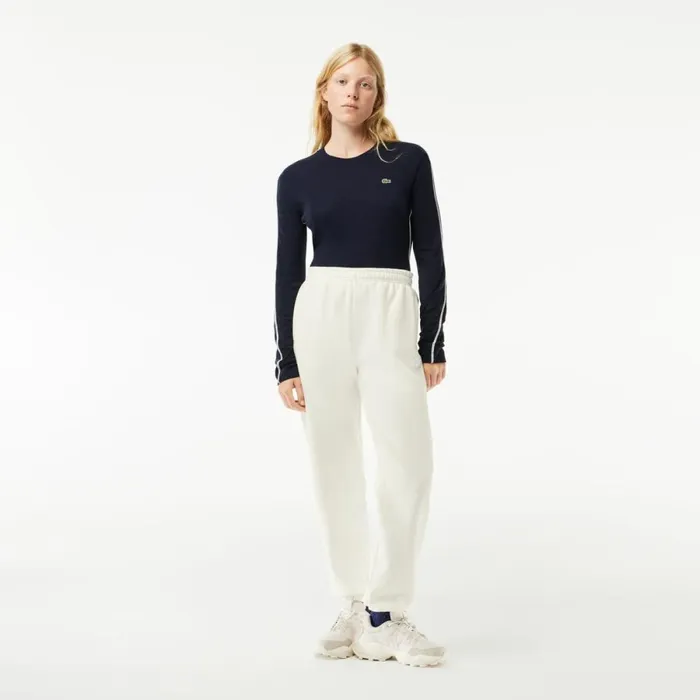 Pants and Leggings Women Lacoste Women039s Cotton Sweatpants White 70v