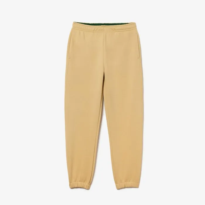 Pants and Leggings Women Lacoste Womens Blended Cotton Sweatpants Beige Ixq