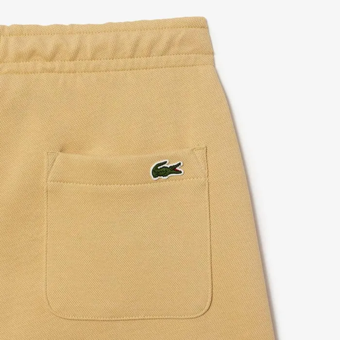 Pants and Leggings Women Lacoste Womens Blended Cotton Sweatpants Beige Ixq