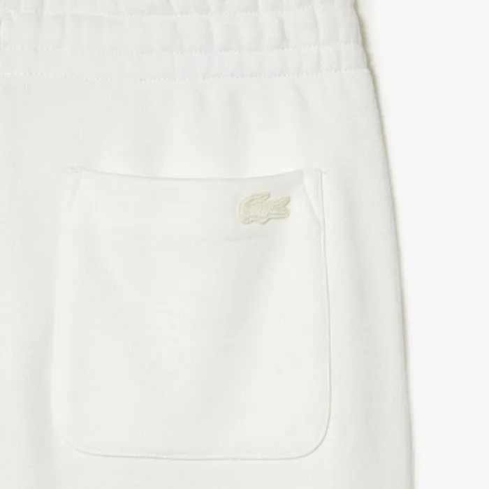 Pants and Leggings Women Lacoste Womens Lacoste X Goop Cotton Fleece Sweatpants White 70v