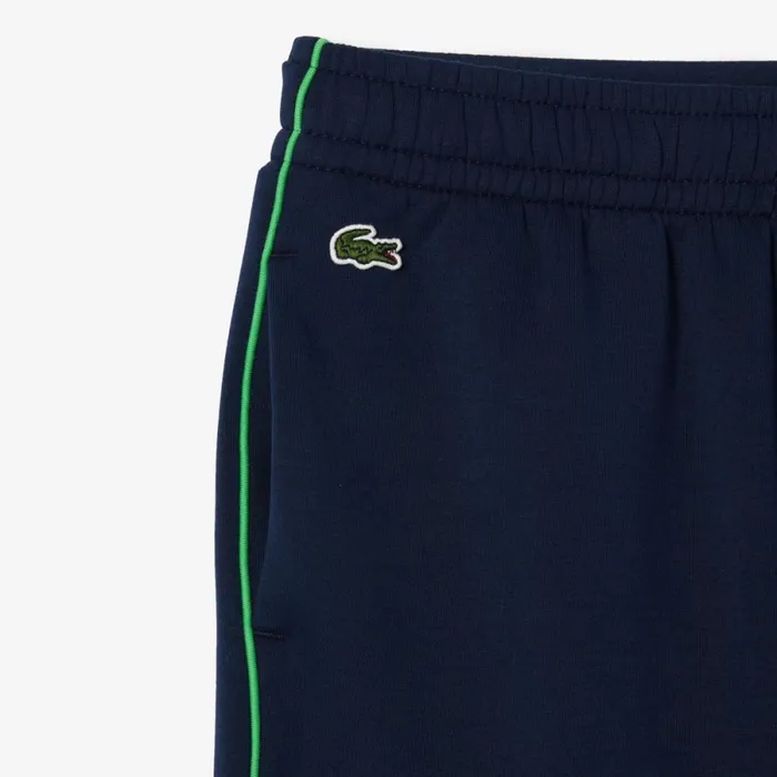 Pants and Shorts Kids Lacoste Kids039 Contrast Accent Sweatpants Navy Blue White Qrn