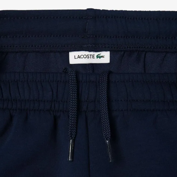 Pants and Shorts Kids Lacoste Kids039 Contrast Accent Sweatpants Navy Blue White Qrn