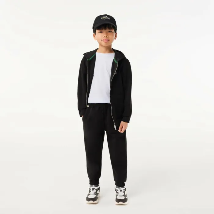 Pants and Shorts Kids Lacoste Kids039 Cotton Blend Sweatpants Black 031