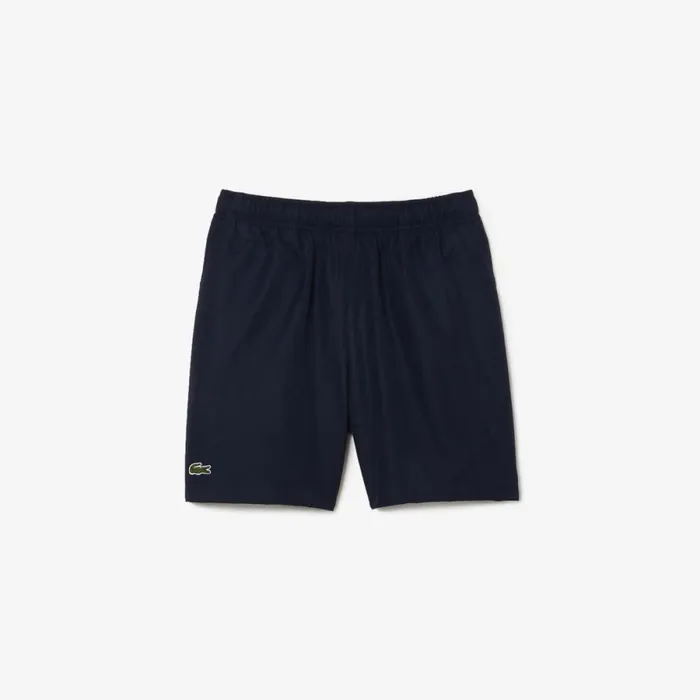 Pants and Shorts Kids Lacoste Kids039 SPORT Diamond Weave Shorts Navy Blue 166