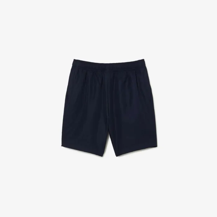 Pants and Shorts Kids Lacoste Kids039 SPORT Diamond Weave Shorts Navy Blue 166
