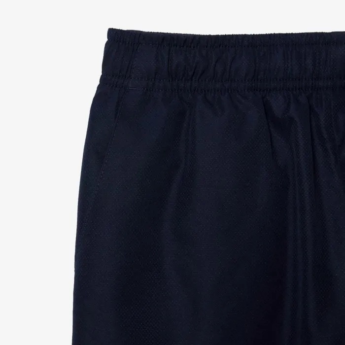 Pants and Shorts Kids Lacoste Kids039 SPORT Diamond Weave Shorts Navy Blue 166