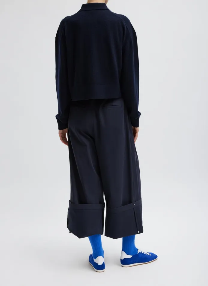 Pants and Shorts Women Tibi Bio Twill Triple Pleat Pant
