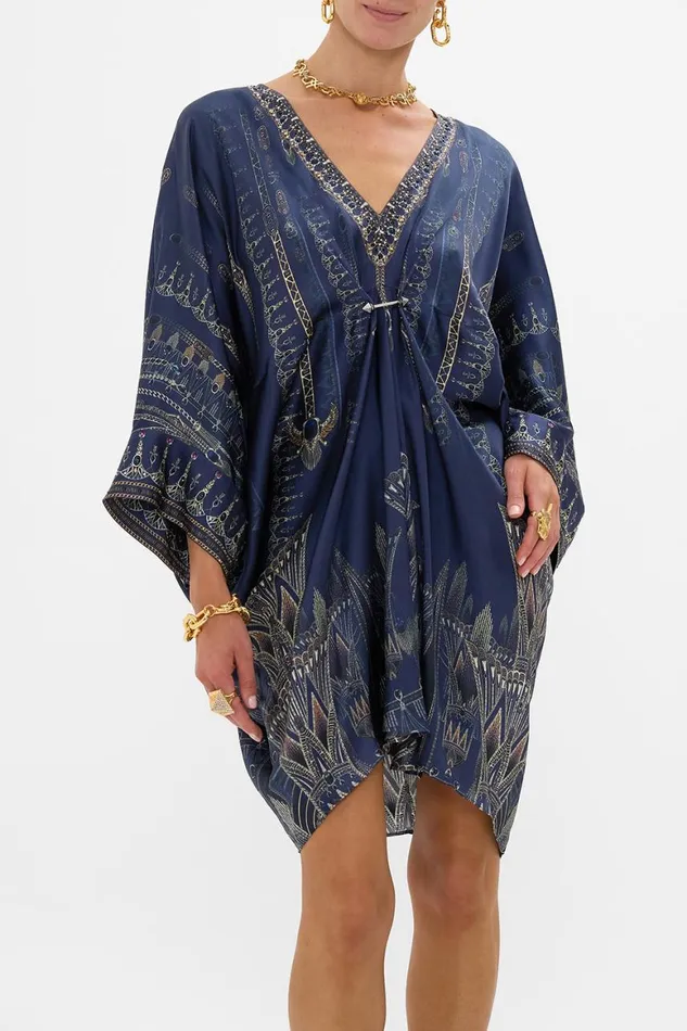 PIERCED V NECK SHORT KAFTAN THE EGYPT EFFECT The Egypt Effect Womens Camilla Kaftans