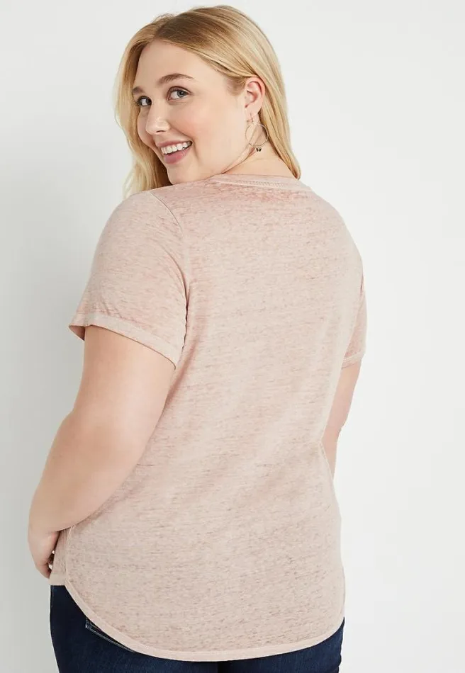 Plus Size Outdoor Scenery Graphic Tee Women Maurices Plus Tops