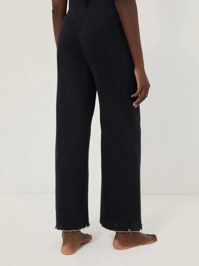 Pointelle Pyjama Trousers Navy Women Jigsaw Pyjamas and Loungewear