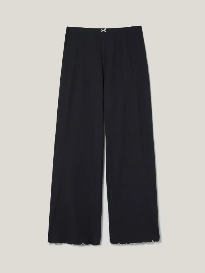 Pointelle Pyjama Trousers Navy Women Jigsaw Pyjamas and Loungewear