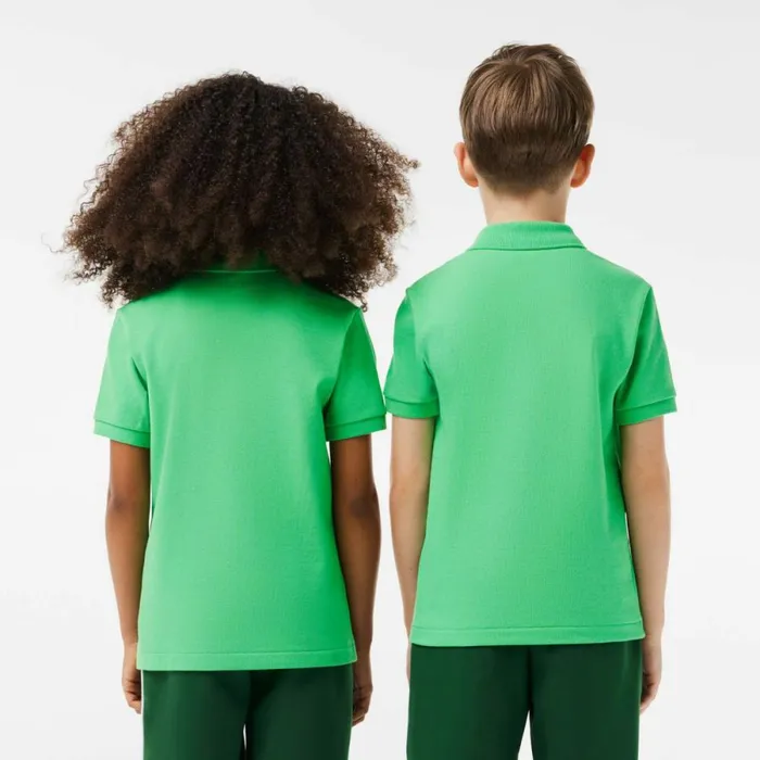Polos Kids Lacoste Kids039 Regular Fit Petit Piqu Polo Green Uyx