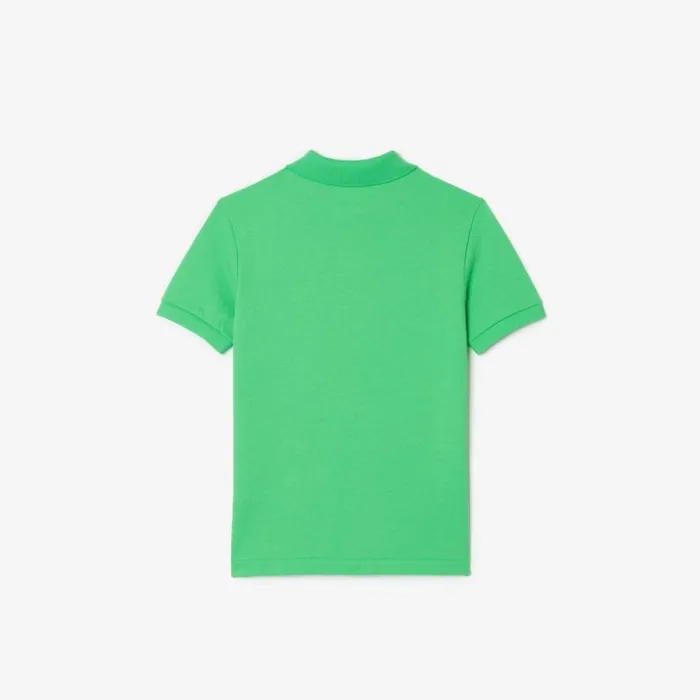 Polos Kids Lacoste Kids039 Regular Fit Petit Piqu Polo Green Uyx