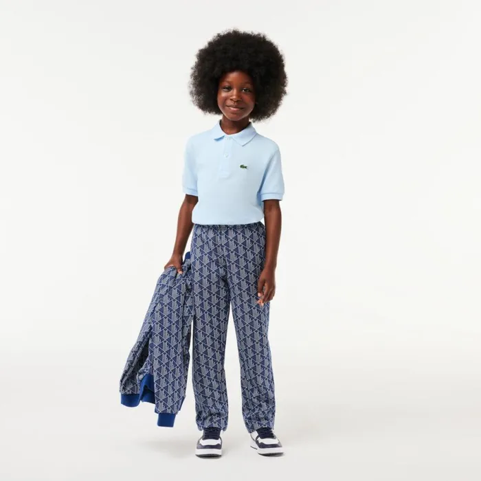 Polos Kids Lacoste Kids039 Regular Fit Petit Piqu Polo Light Blue T01