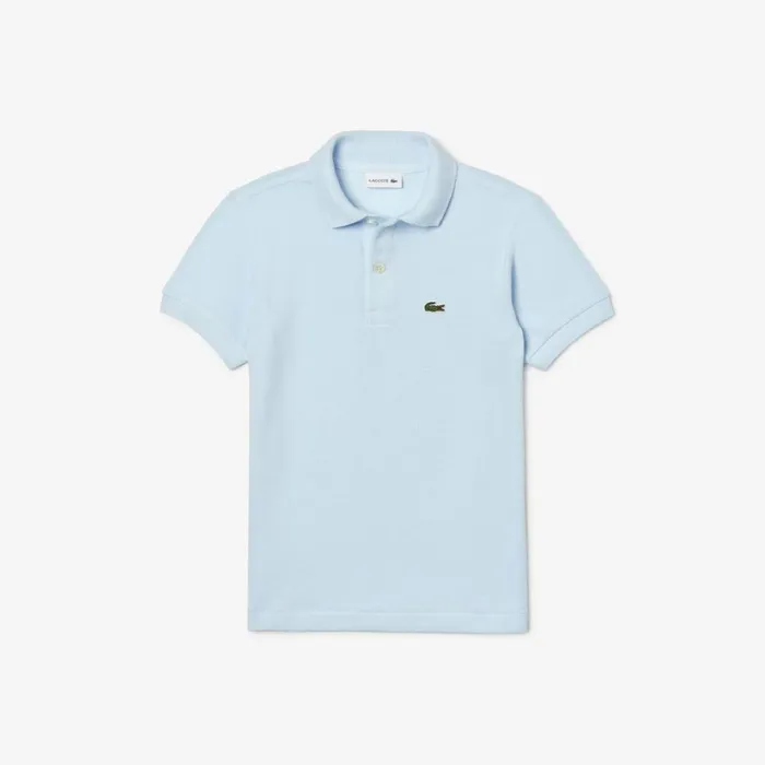 Polos Kids Lacoste Kids039 Regular Fit Petit Piqu Polo Light Blue T01