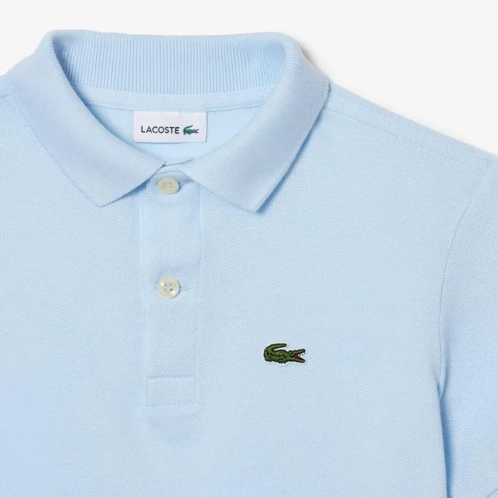Polos Kids Lacoste Kids039 Regular Fit Petit Piqu Polo Light Blue T01
