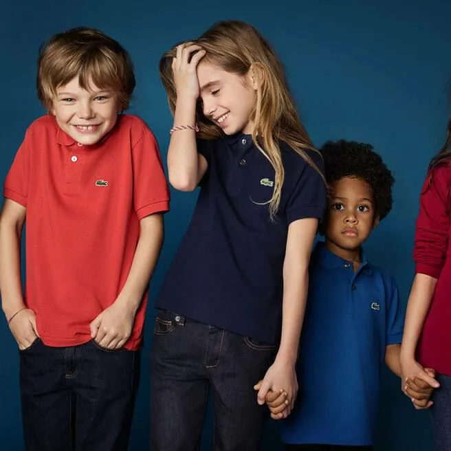 Polos Kids Lacoste Kids039 Regular Fit Petit Piqu Polo Light Blue T01