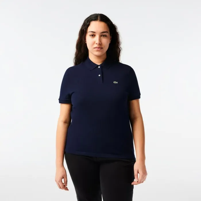 Polos Women Lacoste Women039s Regular Fit Soft Cotton Petit Piqu Polo Navy Blue 166