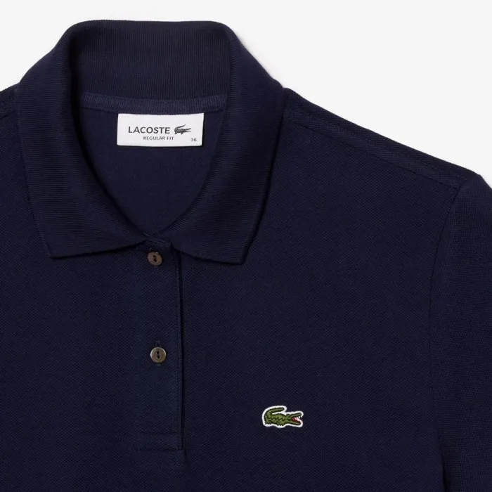 Polos Women Lacoste Women039s Regular Fit Soft Cotton Petit Piqu Polo Navy Blue 166