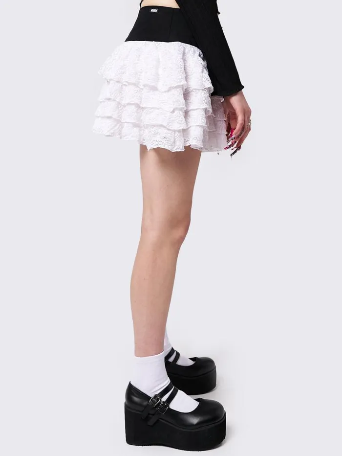 Presley Tutu LaceUp Mini Skirt Women Minga London Bottoms