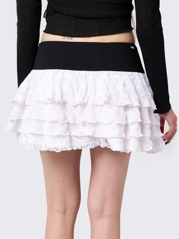 Presley Tutu LaceUp Mini Skirt Women Minga London Bottoms