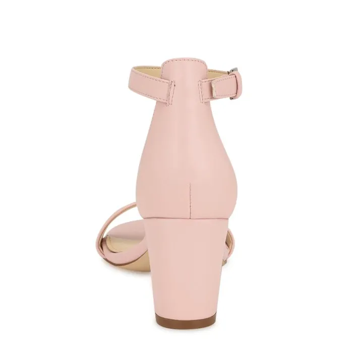 Pruce Ankle Strap Block Heel Sandals Light Pink Women Nine West Sandals Pruce Ankle Strap Block Heel Sandals Light Pink Women Nine West Sandals