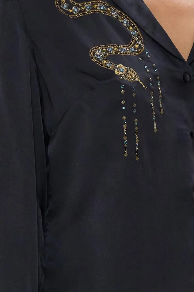 PYJAMA SHIRT CALL ME CLEOPATRA Call Me Cleopatra Womens Camilla Blouses and Shirts