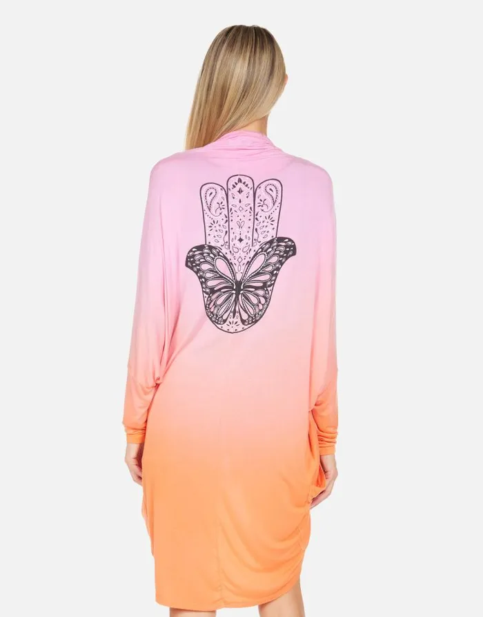 Ramona Butterfly Hamsa Tropical Sunset Women Lauren Moshi Sweaters and Knits