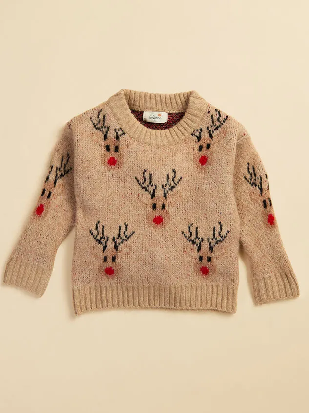 Reindeer Baby Knit Sweater Brown Boy Altar039d State Playwear Reindeer Baby Knit Sweater Brown Boy Altar039d State Playwear