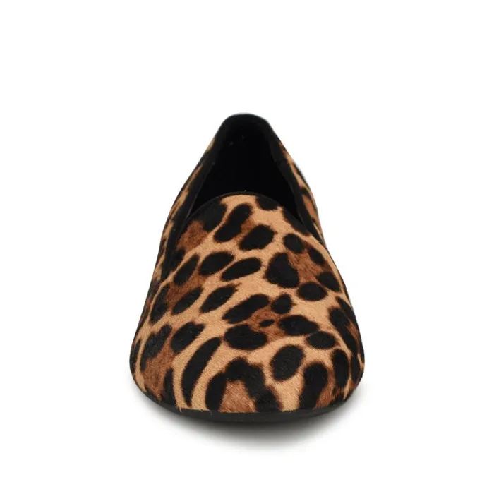 Renold Smoking Slipper Leopard Women Nine West Flats