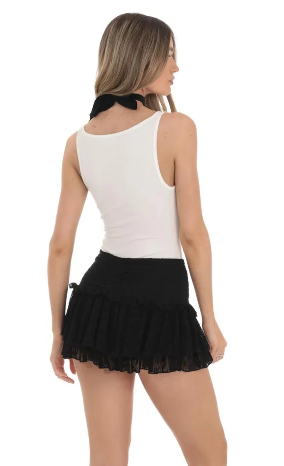 Ribbed Tank Bodysuit White Women LUCY IN THE SKY Bodysuits Ribbed Tank Bodysuit White Women LUCY IN THE SKY Bodysuits