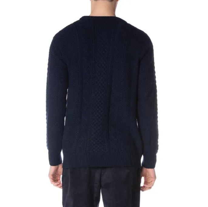 Robe Giovani Acrab Pullover 8211 Navy Navy Men Kappa Knitwear